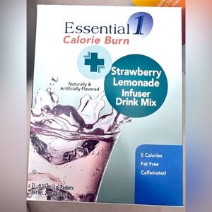 OPTAVIA essential 1 calorie burn strawberry lemonade 3 unopened boxes